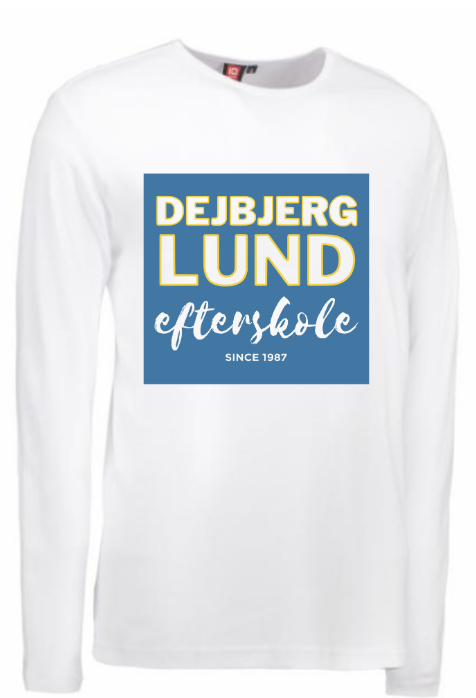 DE Langærmet T-shirt Herre Stor Front